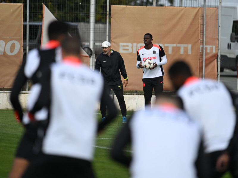 FOTBAL:ANTRENAMENT FCSB MECI YOUNG BOYS BERNA, UEFA EUROPA LEAGUE (1.10.2025)