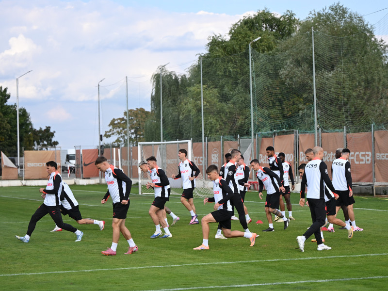 FOTBAL:ANTRENAMENT FCSB MECI YOUNG BOYS BERNA, UEFA EUROPA LEAGUE (1.10.2025)