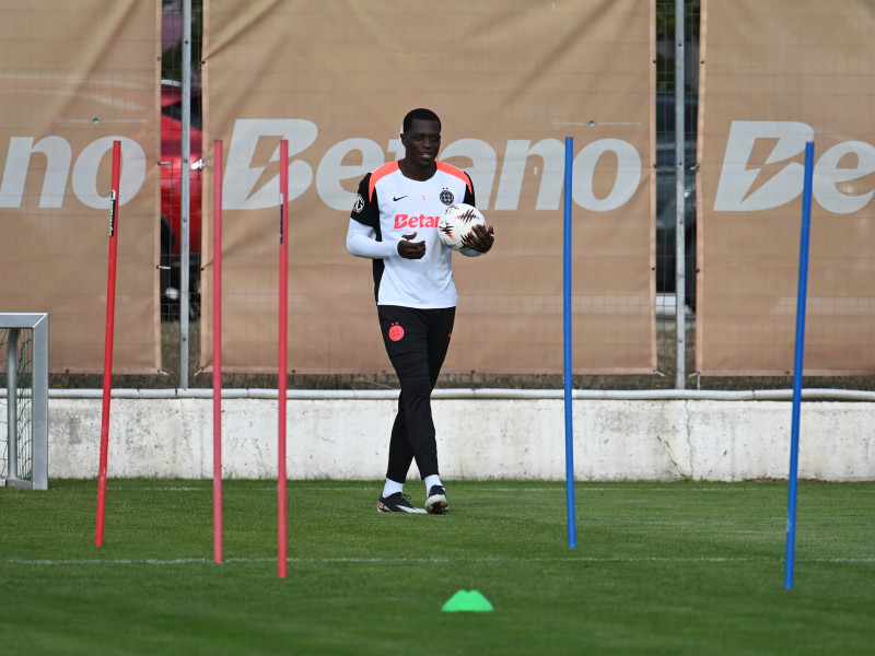 FOTBAL:ANTRENAMENT FCSB MECI YOUNG BOYS BERNA, UEFA EUROPA LEAGUE (1.10.2025)