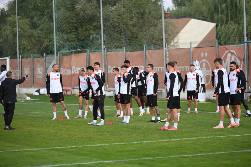 FOTBAL:ANTRENAMENT FCSB MECI YOUNG BOYS BERNA, UEFA EUROPA LEAGUE (1.10.2025)