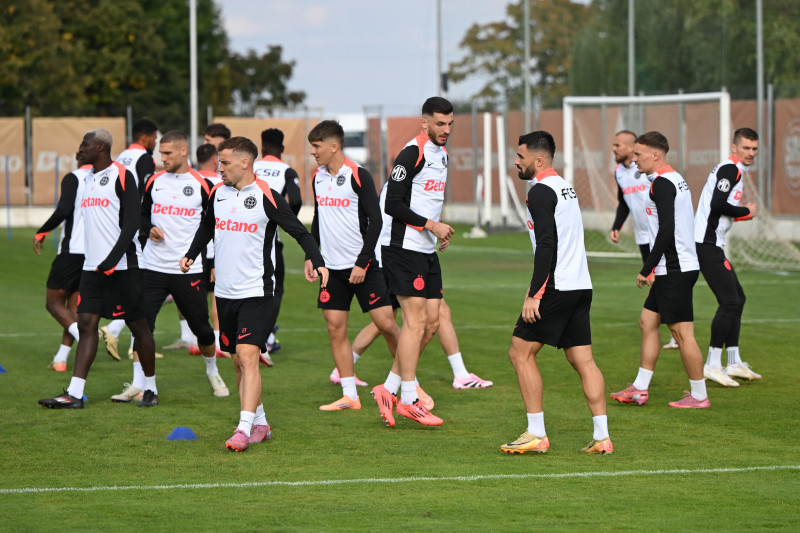 FOTBAL:ANTRENAMENT FCSB MECI YOUNG BOYS BERNA, UEFA EUROPA LEAGUE (1.10.2025)