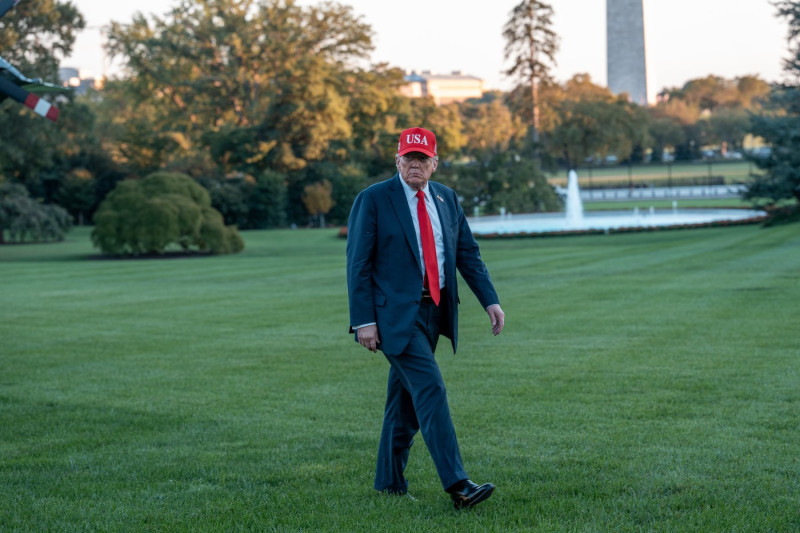 Trump Returns To White House On October 5, 2025