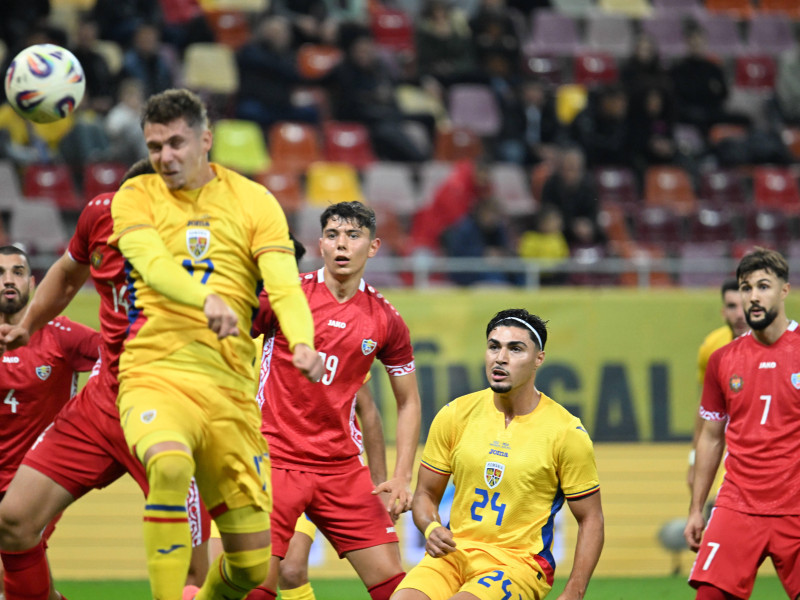 FOTBAL:ROMANIA-MOLDOVA, AMICAL (9.10.2025)