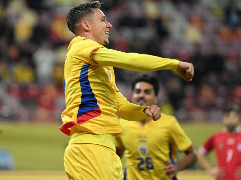 FOTBAL:ROMANIA-MOLDOVA, AMICAL (9.10.2025)