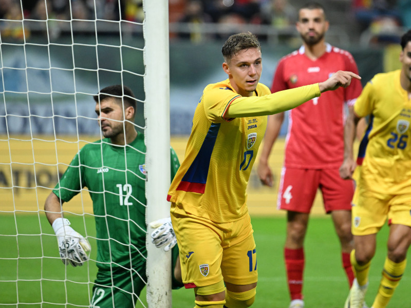 FOTBAL:ROMANIA-MOLDOVA, AMICAL (9.10.2025)