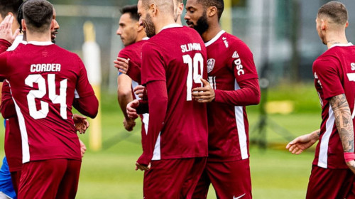 Islam Slimani, show pentru CFR! ”Dublă” și assist în victoria din amicalul cu Gloria Bistrița