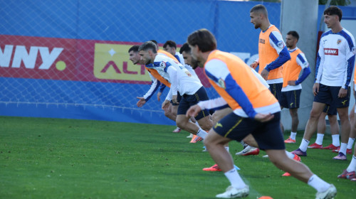 Ultimul antrenament al României înaintea meciului cu Austria. Răzvan Marin, prezent