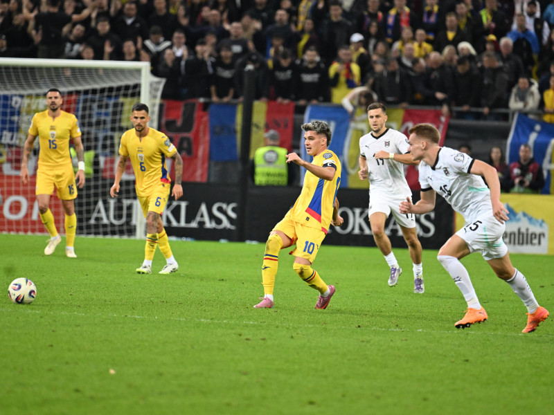 FOTBAL:ROMANIA-AUSTRIA, PRELIMINARIILE C.M. 2026 (12.10.2025)