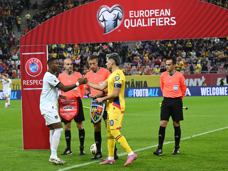 FOTBAL:ROMANIA-AUSTRIA, PRELIMINARIILE C.M. 2026 (12.10.2025)