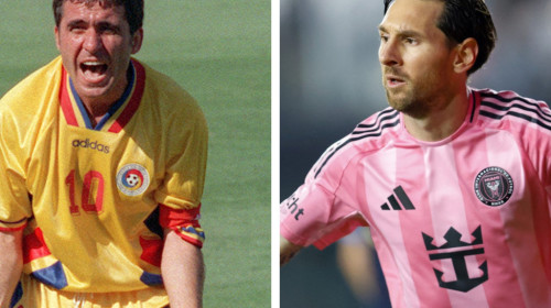 Gică Hagi a fost comparat cu Lionel Messi: ”Stil de joc similar”