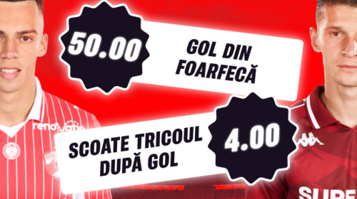 (P) Cote Speciale până la 50.00 pe Dinamo - Rapid