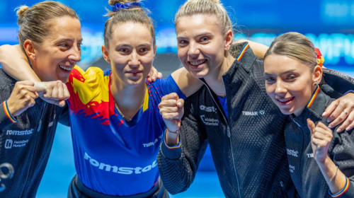 ARGINT pentru România, în finala Campionatului European de tenis de masă pe echipe