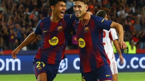 Dro Fernandez a intrat în istorie la primul meci pentru Barcelona în Champions League