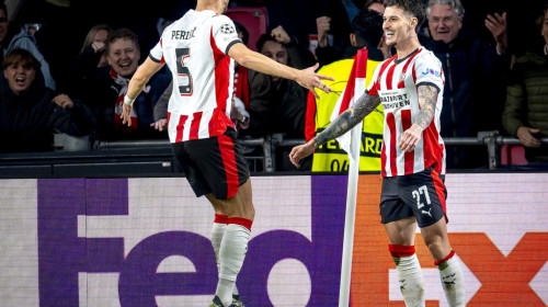 PSV - Napoli 6-2. Dennis Man a marcat de două ori în UEFA Champions League