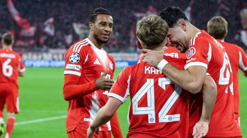 A marcat primul gol în minutul 5 și a intrat definitiv în istoria UEFA Champions League
