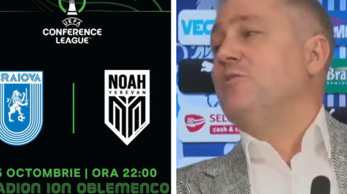 ”Arde” Bănia! Mihai Rotaru a anunțat câți spectatori vor fi la Universitatea Craiova - Noah