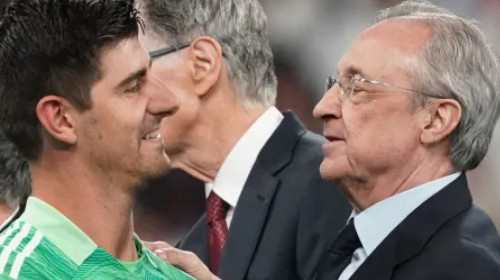 Cadoul primit de Thibaut Courtois de la Florentino Perez, după ce portarul a fost numit ”cel mai bun din lume”