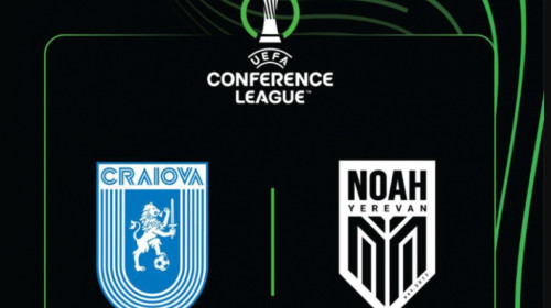 Universitatea Craiova - Noah, Live Video, 22:00, pe Digi Sport 1. Oltenii caută prima victorie din Conference League