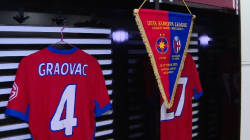 FCSB - Bologna, LIVE VIDEO, 19:45, Digi Sport 1. Imagini din vestiarul FCSB-ului, înaintea duelului cu italienii