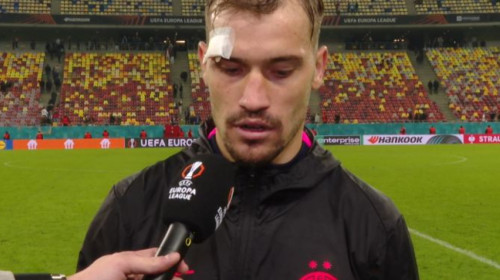 Olaru: ”E a 10-a oară când îmi sparg capul!”. Reacții vehemente: ”Trebuia să dai roșu!”