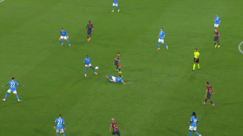 Napoli - Inter 0-0, ACUM, pe Digi Sport 1. Ocazii mari pentru trupa lui Cristi Chivu!