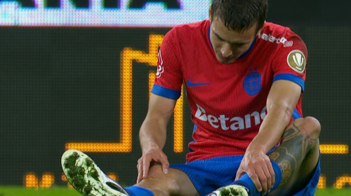 Primul diagnostic pentru Juri Cisotti, după ce a rezistat mai puțin de o repriză în FCSB - UTA 4-0