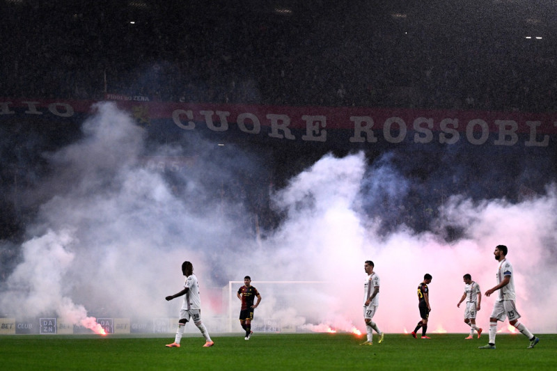 Mg Genova 29/10/2025 - campionato di calcio serie A / Genoa-Cremonese / foto Matteo Gribaudi/Image nella foto: tifosi Ge