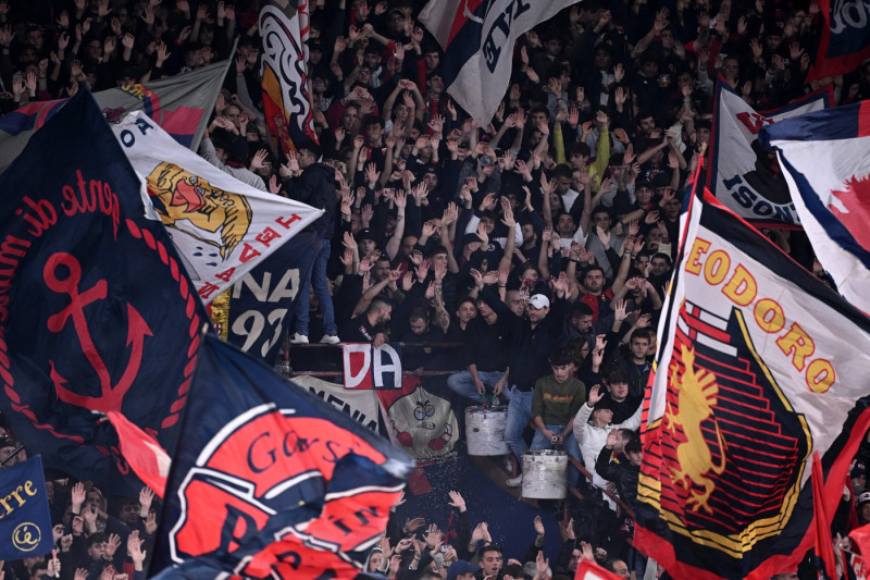 Mg Genova 29/10/2025 - campionato di calcio serie A / Genoa-Cremonese / foto Matteo Gribaudi/Image nella foto: tifosi Ge