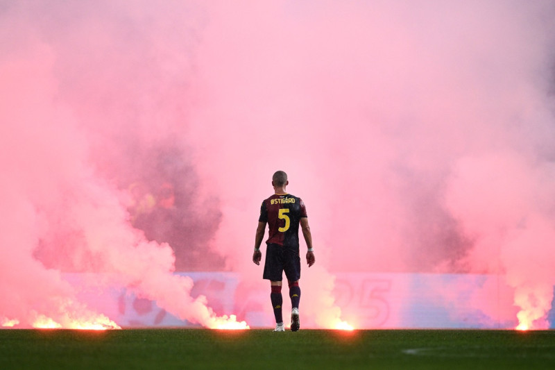 Mg Genova 29/10/2025 - campionato di calcio serie A / Genoa-Cremonese / foto Matteo Gribaudi/Image nella foto: Leo Ostig