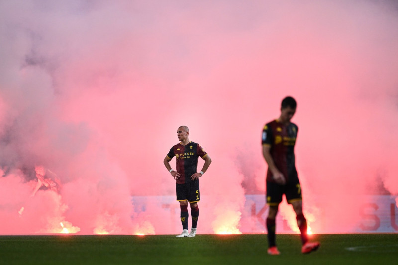 Mg Genova 29/10/2025 - campionato di calcio serie A / Genoa-Cremonese / foto Matteo Gribaudi/Image nella foto: Leo Ostig