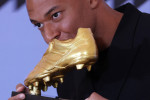 Kylian Mbappe receives the European Golden Boot