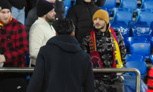 Imagini rușinoase după Basel - FCSB 3-1: Charalambous, înjurat de un suporter român! Ce a urmat