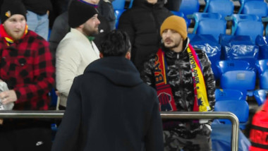 Imagini rușinoase după Basel - FCSB 3-1: Charalambous, înjurat de un suporter român! Ce a urmat