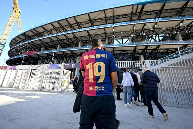 FC Barcelona Open Training Session in Spotify Camp Nou