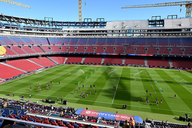 FC Barcelona Open Training Session in Spotify Camp Nou