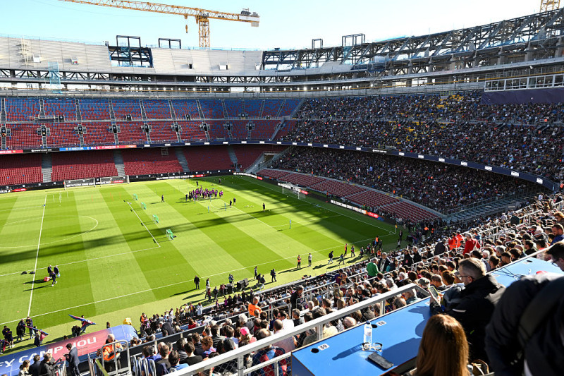 FC Barcelona Open Training Session in Spotify Camp Nou