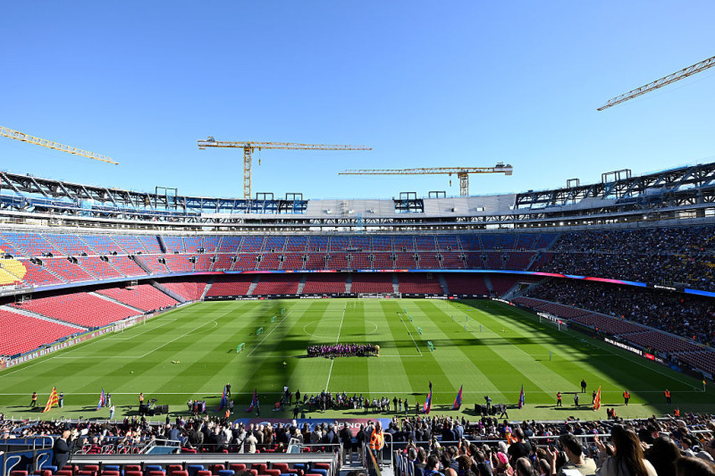 FC Barcelona Open Training Session in Spotify Camp Nou