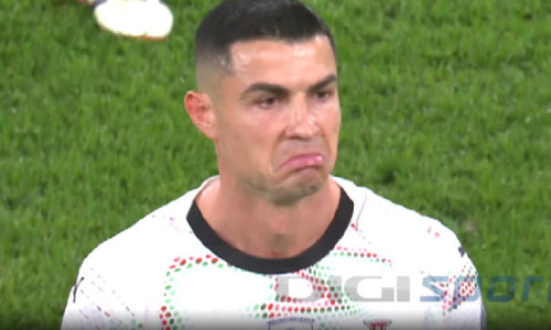 VIDEO Imagini neverosimile: Cristiano Ronaldo, roșu direct pentru un gest golănesc! A urmat un întreg 