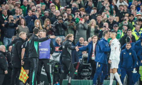 Selecționerul Irlandei "rupe tăcerea": ce cuvinte i-a spus Cristiano Ronaldo, după ce a fost eliminat direct