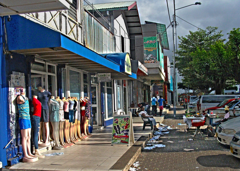 Paramaribo town center in Suriname / Photo