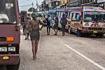 Bus station in Paramaribo in Suriname / Photo