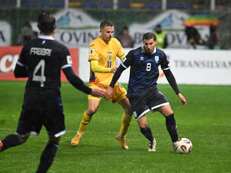 FOTBAL:ROMANIA-SAN MARINO, PRELIMINARIILE C.M. 2026 (18.11.2025)