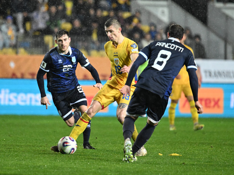 FOTBAL:ROMANIA-SAN MARINO, PRELIMINARIILE C.M. 2026 (18.11.2025)