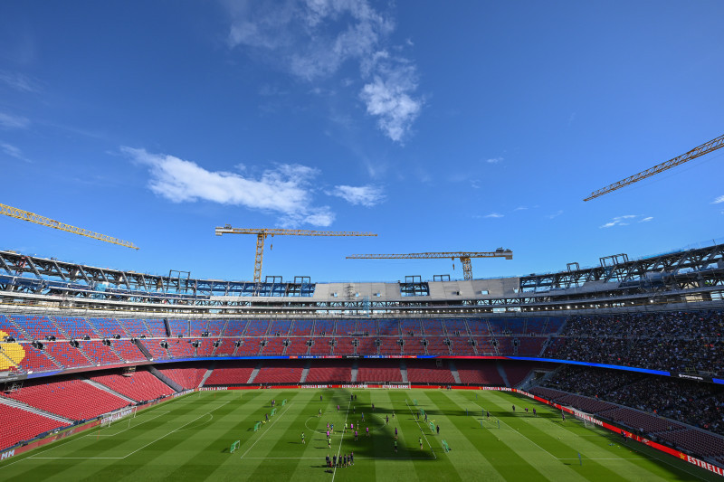 FC Barcelona Open Training Session in Spotify Camp Nou