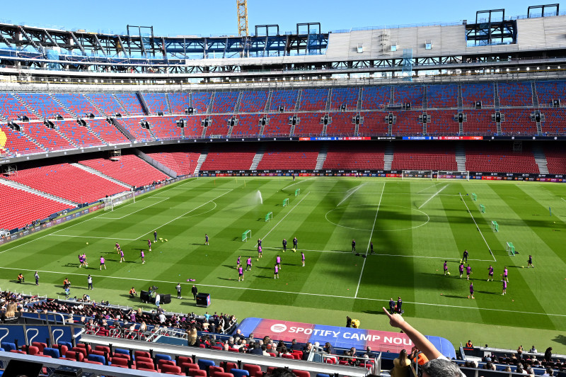 FC Barcelona Open Training Session in Spotify Camp Nou