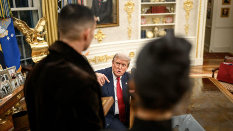 ”Sunteți ipocriți!” Nu s-a putut abține, după ce Trump i-a primit în Biroul Oval. Imaginile au produs ”o isterie colectivă”