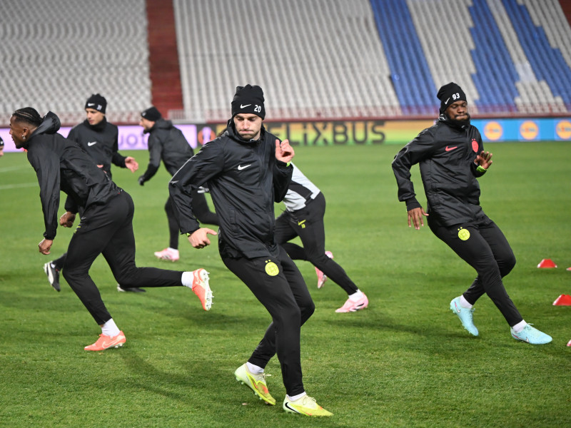 FOTBAL:ANTRENAMENT OFICIAL FCSB MECI STEAUA ROSIE BELGRAD (26.11.2025)
