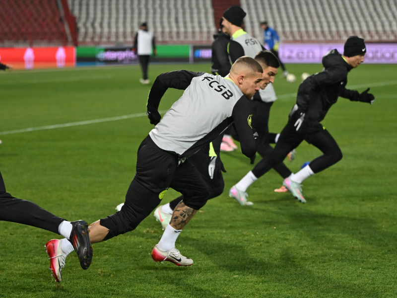 FOTBAL:ANTRENAMENT OFICIAL FCSB MECI STEAUA ROSIE BELGRAD (26.11.2025)