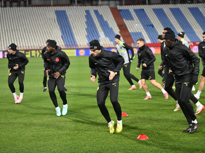 FOTBAL:ANTRENAMENT OFICIAL FCSB MECI STEAUA ROSIE BELGRAD (26.11.2025)