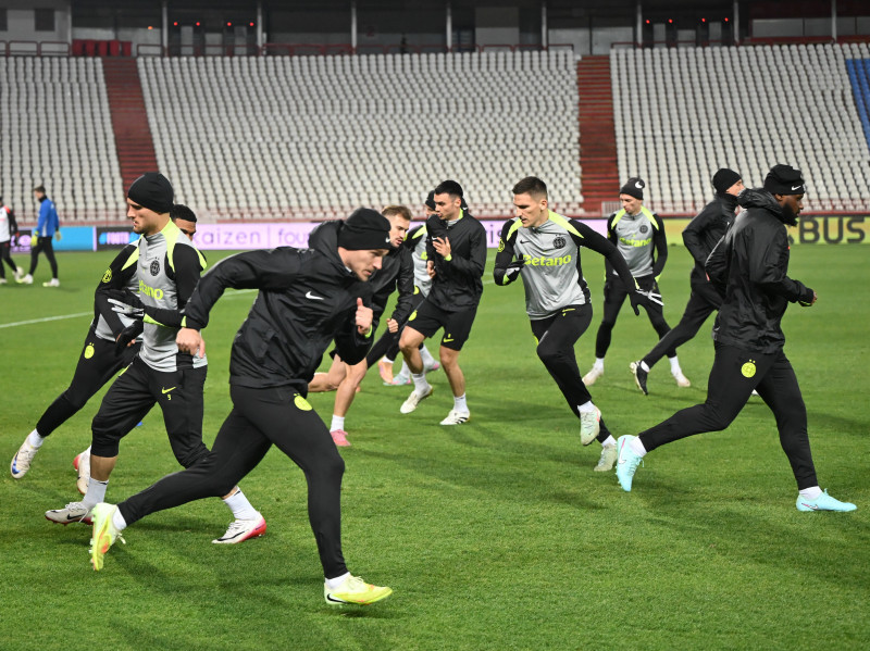 FOTBAL:ANTRENAMENT OFICIAL FCSB MECI STEAUA ROSIE BELGRAD (26.11.2025)